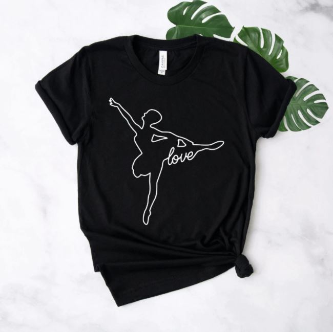 I Love Dance Ballet-Women T-Shirt