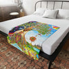 Plush Fleece Blanket - Tree of Love