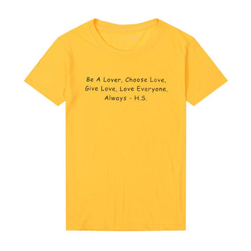 Be A Lover Printed Women's T-Shirt