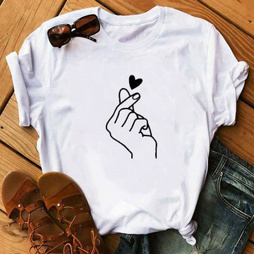 Love Hand Women's Summer T-Shirts