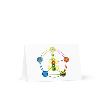 Greeting card - Yogi 5 Elements