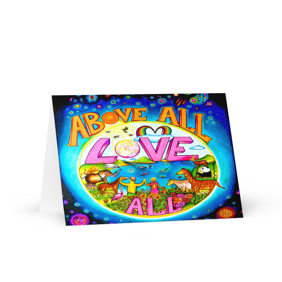 Greeting card - Above ALL Love ALL