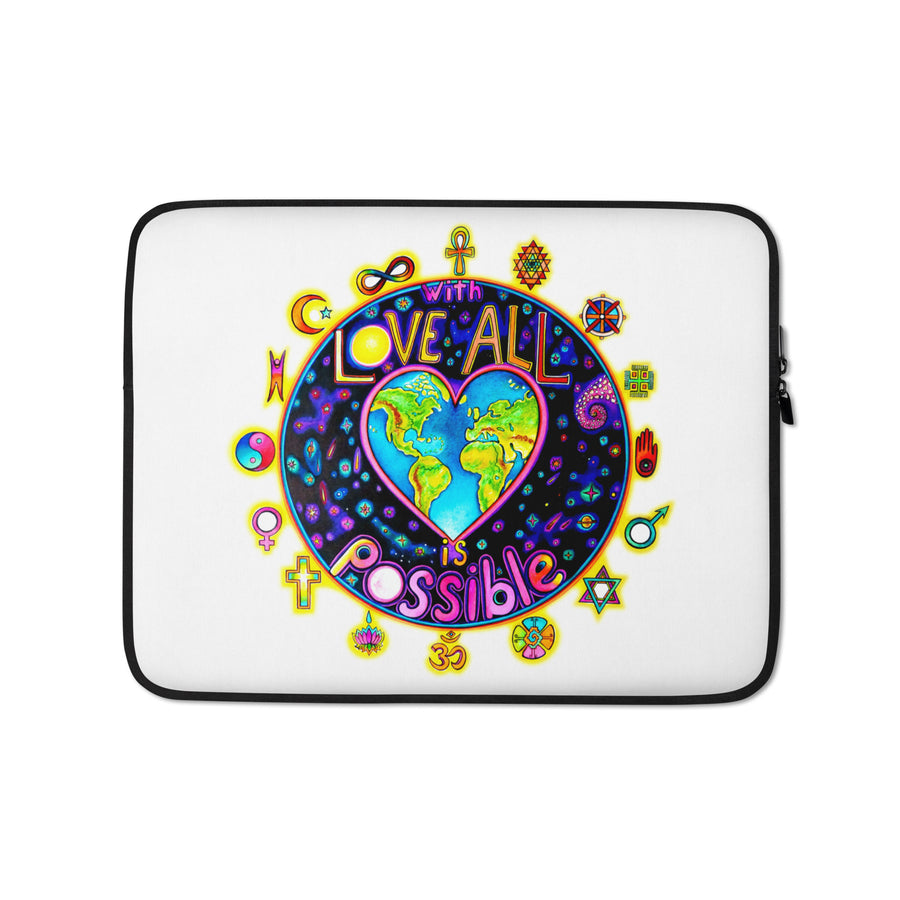 Laptop Sleeve - With Love All Is Possible