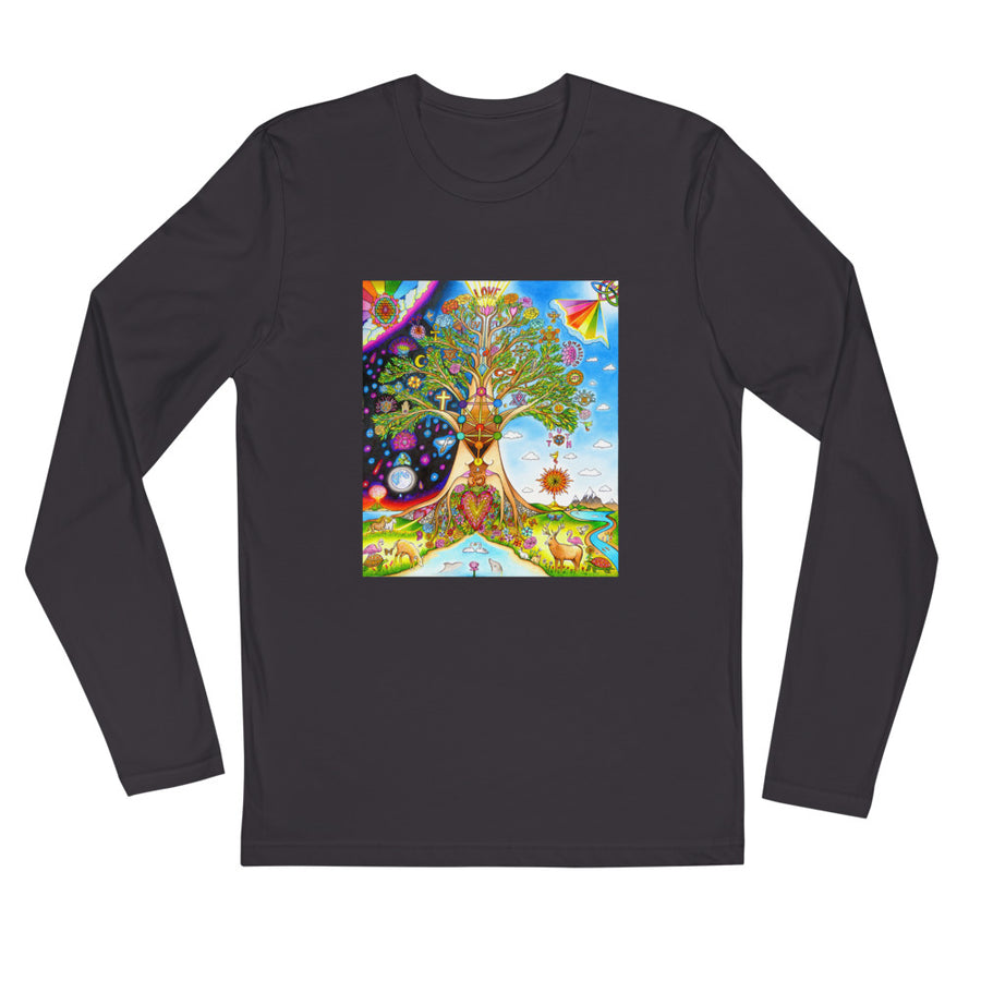Tree of Love Long Sleeve Fitted Crew