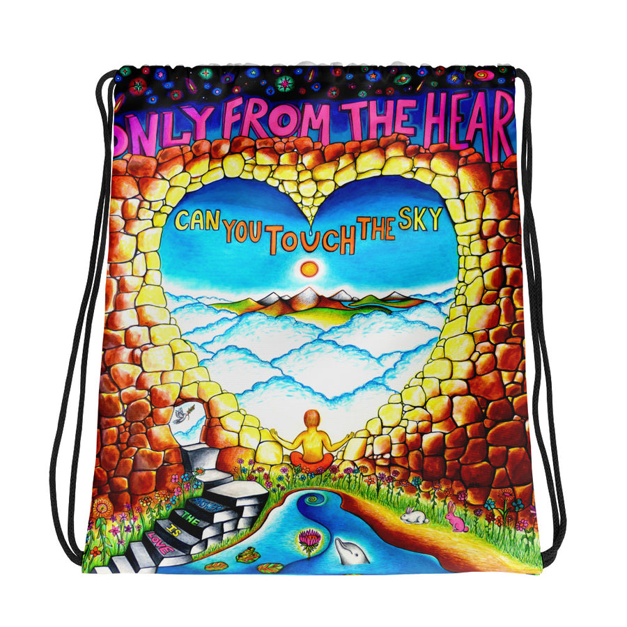 Drawstring Bag -  Only From the Heart