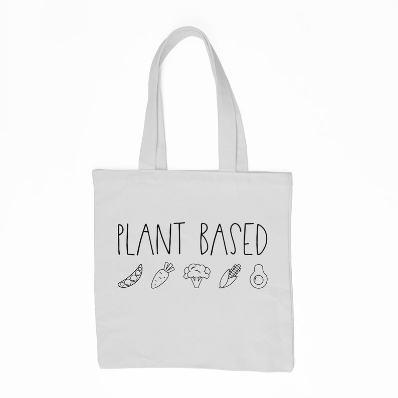 Plant Based Printed Tote Bag