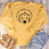All You Need Is Plants Avocado Printed Women's Sweatshirts