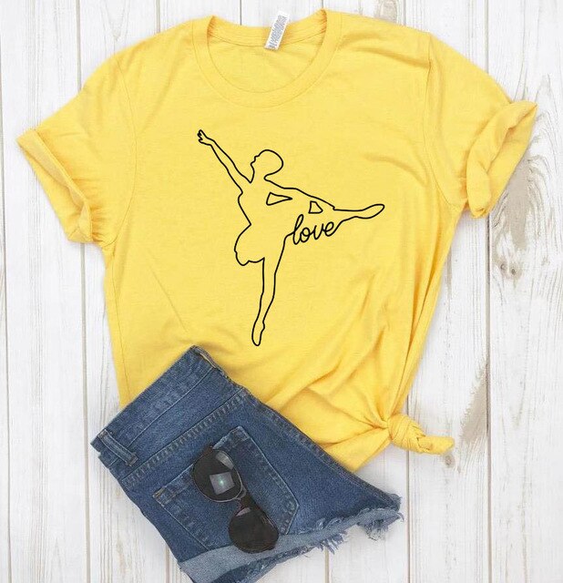 Love Dance Printed Women's T-Shirt