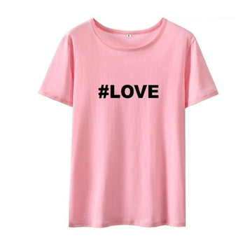 # Love Printed Women's Summer T-Shirt