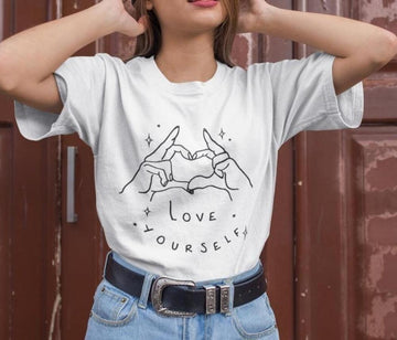 Love Yourself Printed Women's T-Shirt