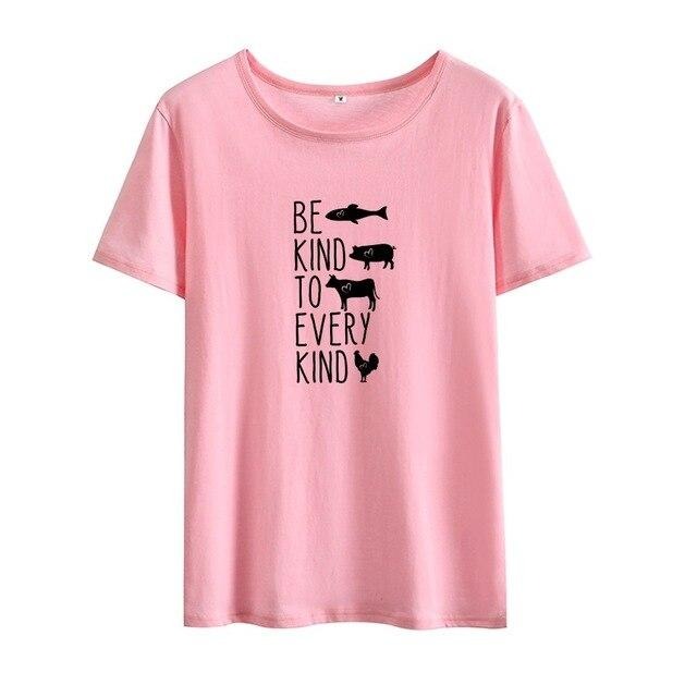 Be Kind To Every Kind Printed Women's T-Shirt