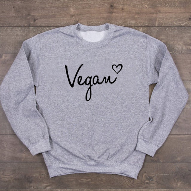 Vegan Printed Women's Fashion Sweatshirt