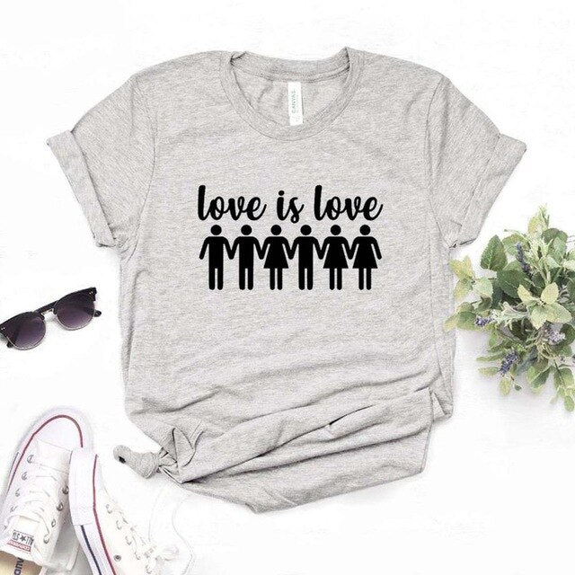 Love is Love Printed Women's T-Shirt