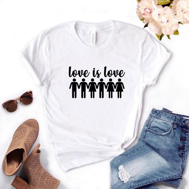 Love is Love Printed Women's T-Shirt