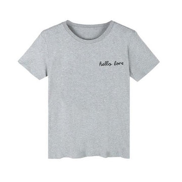 Hello Love Printed Women's T-Shirt
