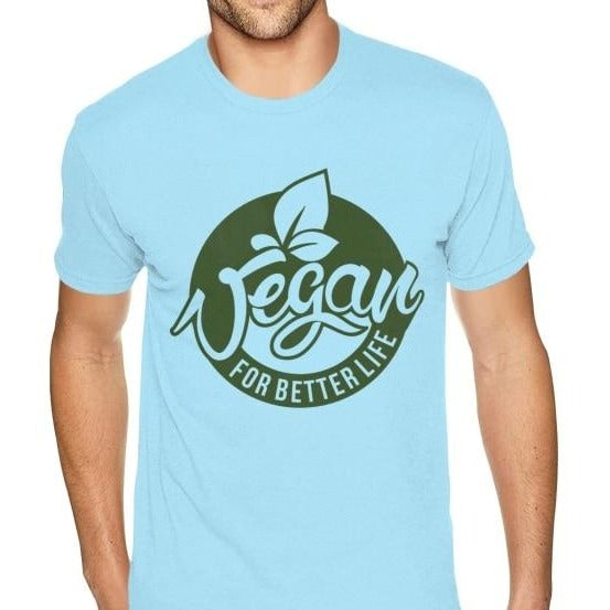 Vegan For Better Life Printed Men's T-Shirt
