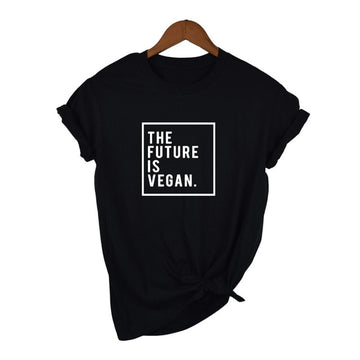 The Future Is Vegan Printed Women's T-Shirt