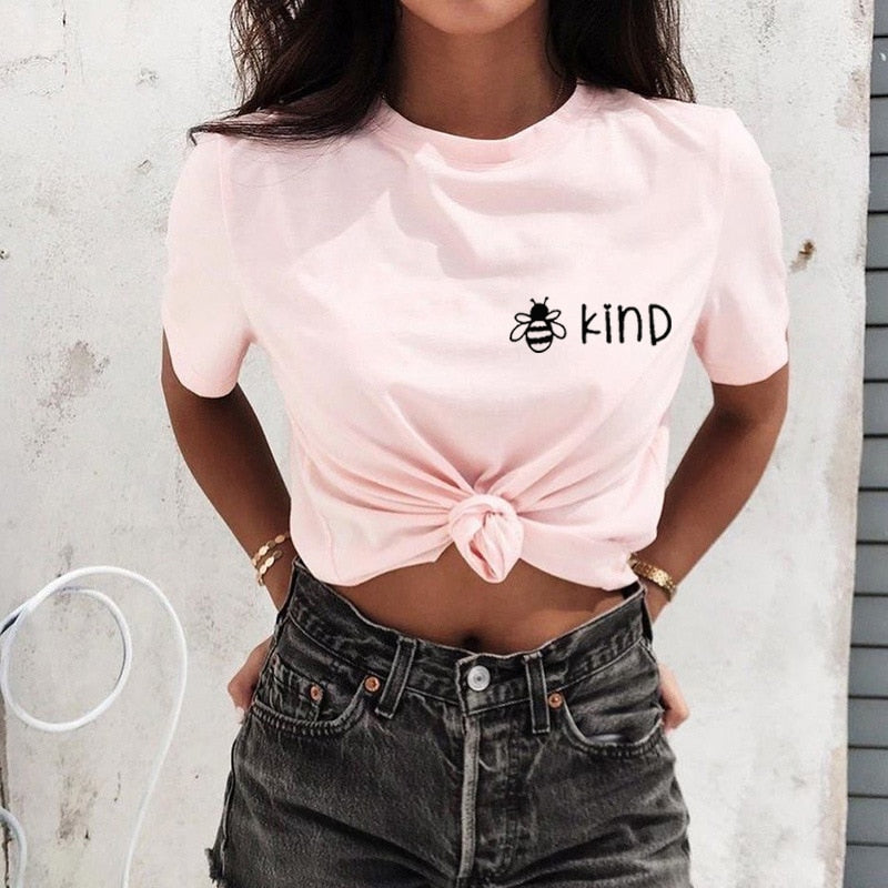 Bee Kind Printed Women's T-Shirt