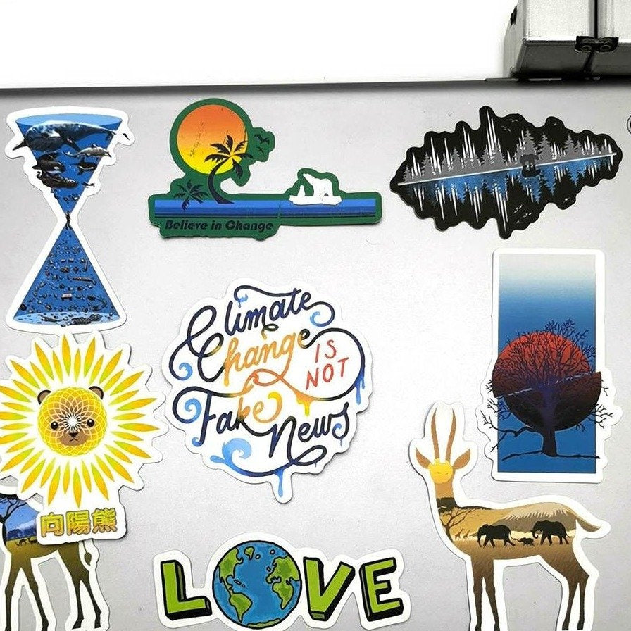 50 Pcs Save Planet Earth Stickers