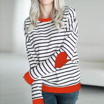 Love Striped Pattern Women's T-shirt