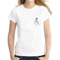 Love Hand Printed Women's T-Shirt