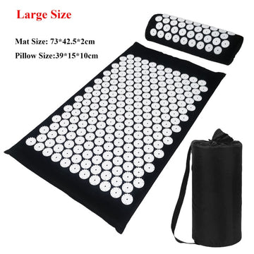 Large Cushion Massage And Yoga Mat With Pillow