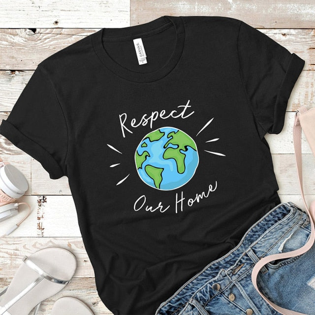 Respect Our Home Printed Women's T-Shirt