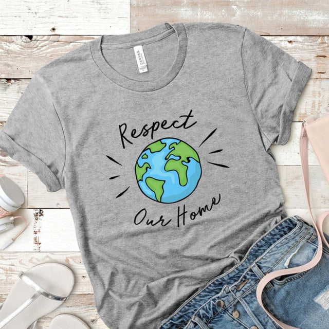 Respect Our Home Printed Women's T-Shirt