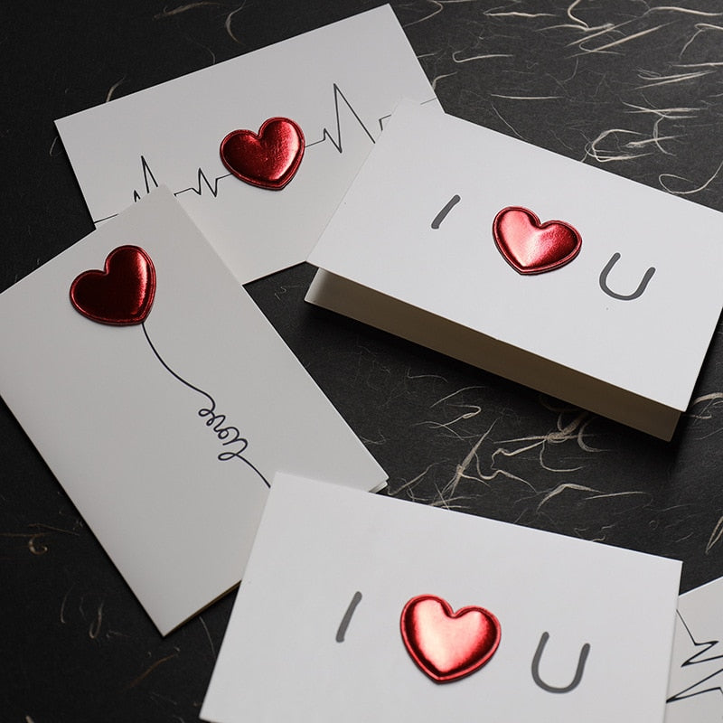 Love Heart Invitation Greeting Cards