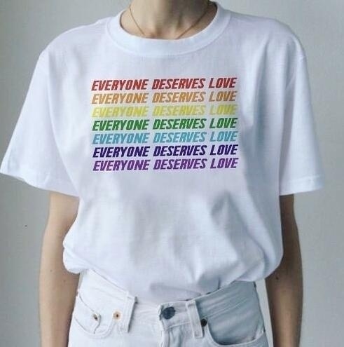 Everyone Deserves Love Printed Men's T-Shirt