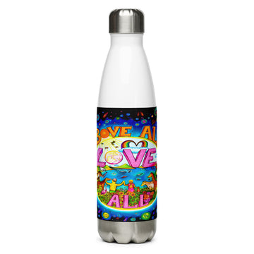 Stainless Steel Water Bottle - Above All Love All