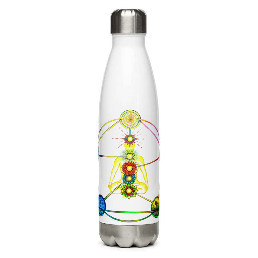 Stainless Steel Water Bottle - Yogi 5 Elements
